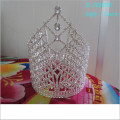 Wholesale Fashion pearl large pageant crowns full tall personalized tiara